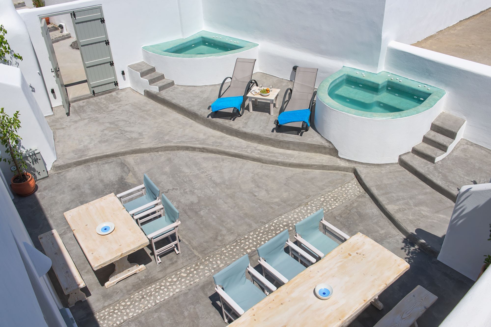 Nereids Villa Santorini Megalochori  Extérieur photo
