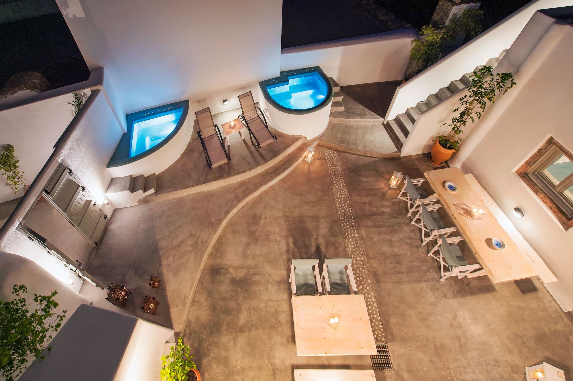 Nereids Villa Santorini Megalochori  Extérieur photo