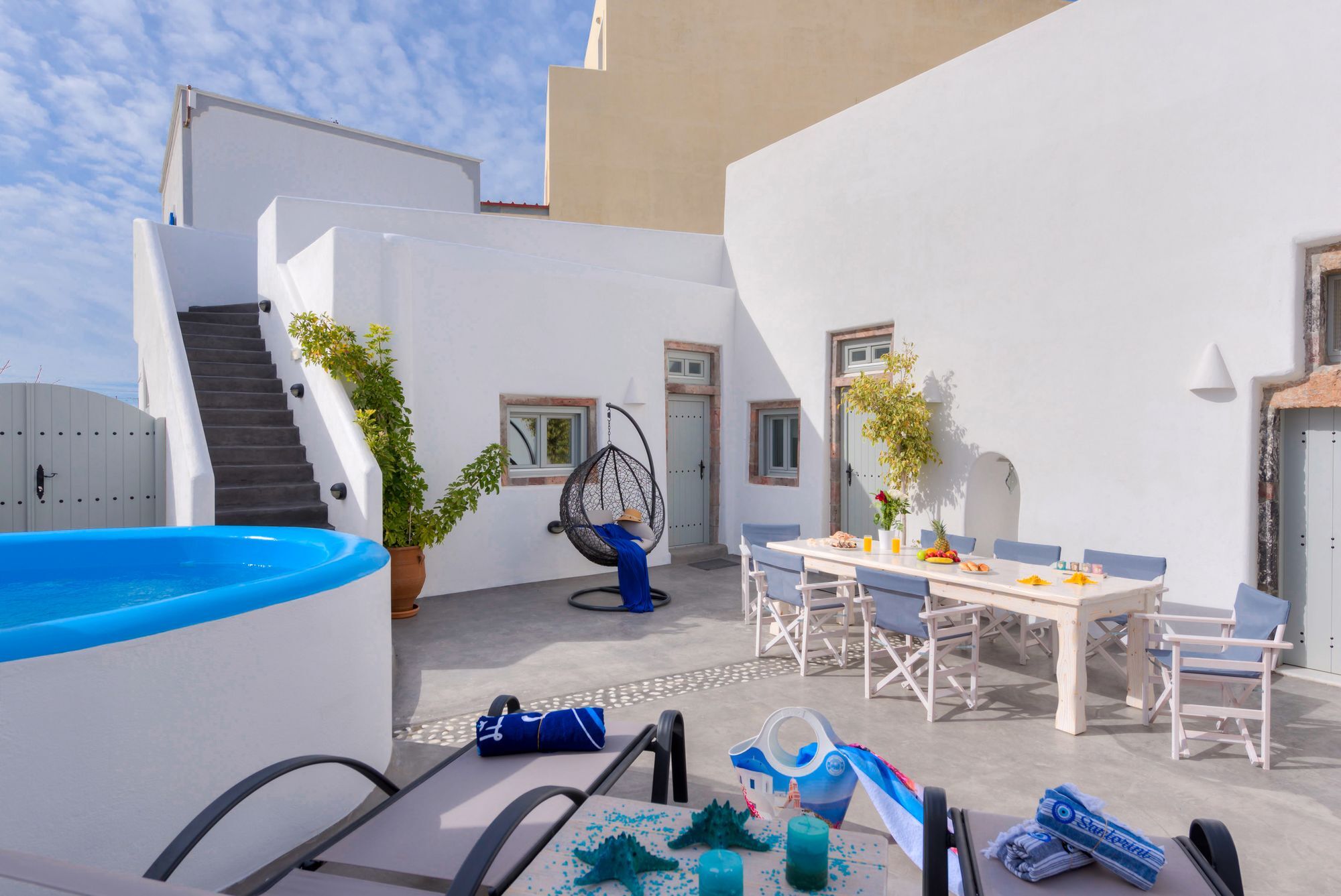 Nereids Villa Santorini Megalochori  Extérieur photo