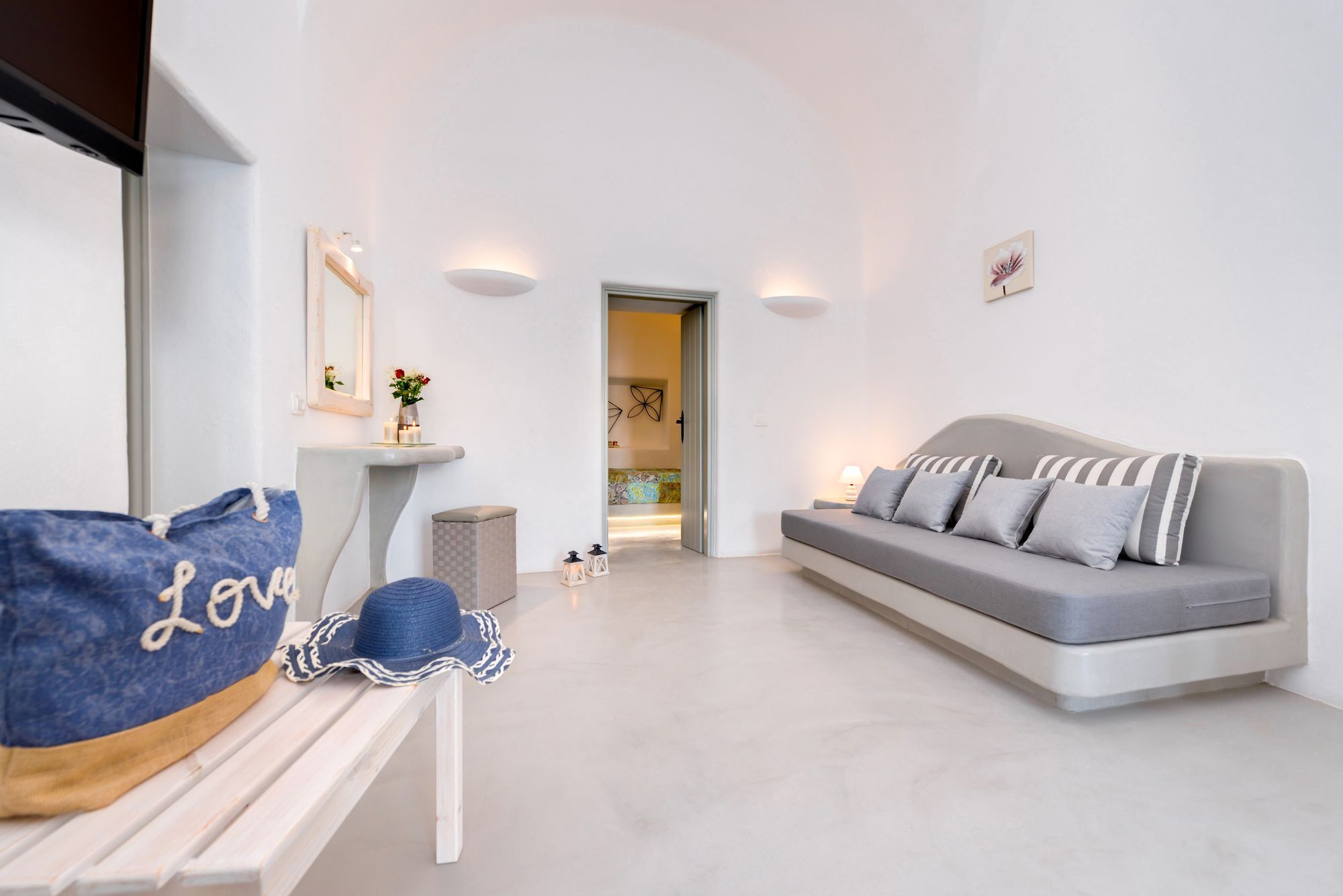 Nereids Villa Santorini Megalochori  Extérieur photo