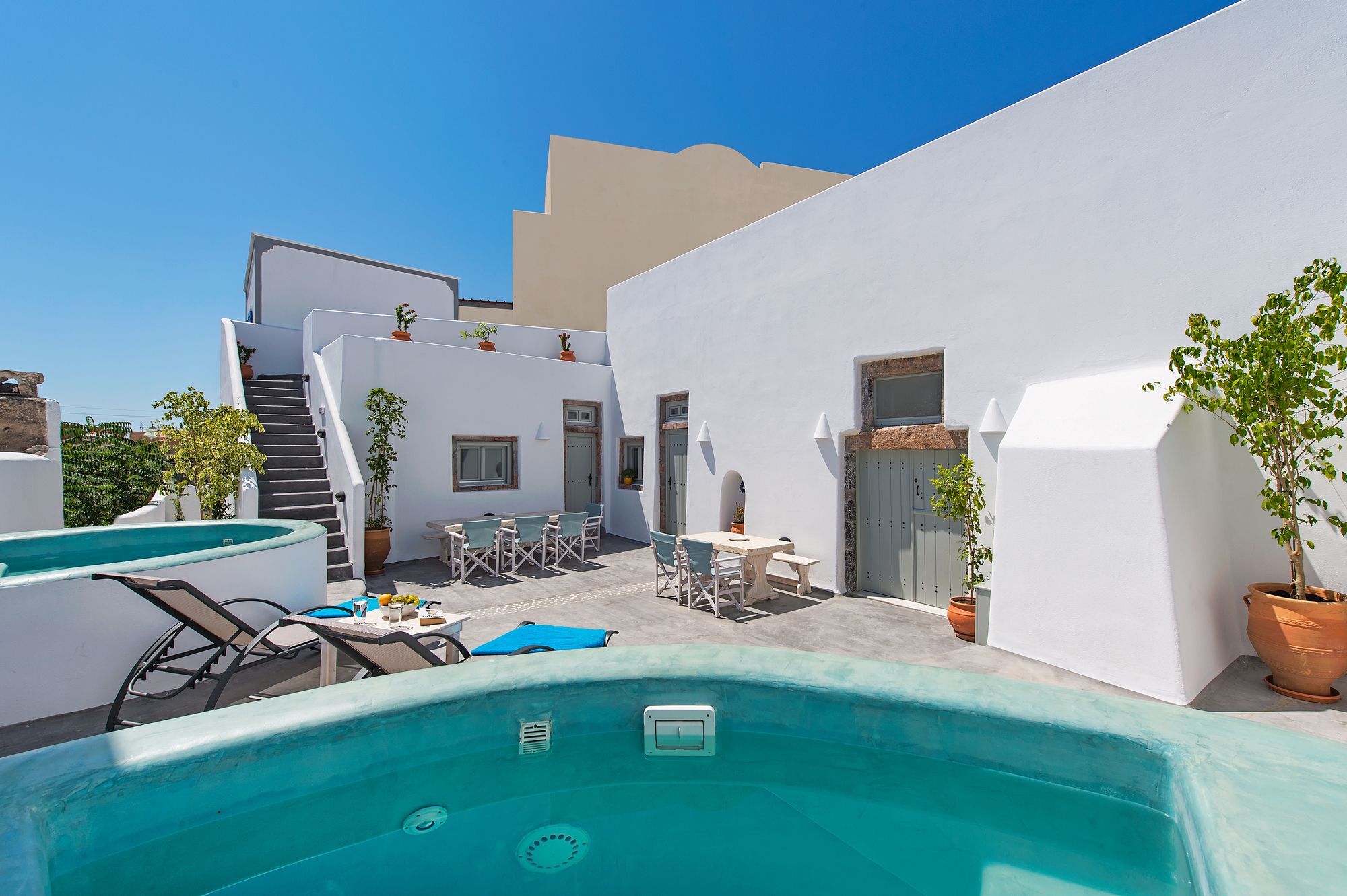 Nereids Villa Santorini Megalochori  Extérieur photo
