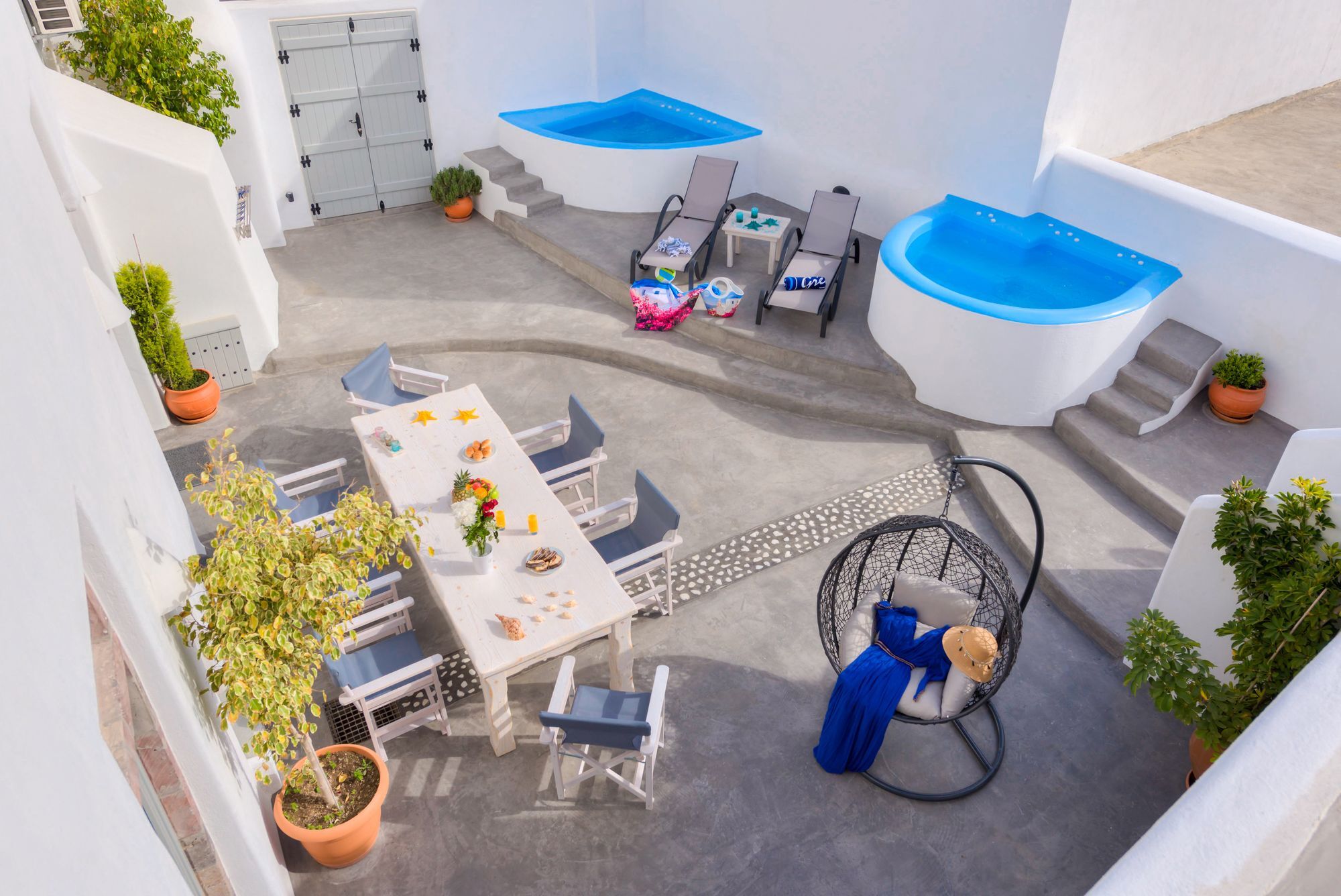 Nereids Villa Santorini Megalochori  Extérieur photo