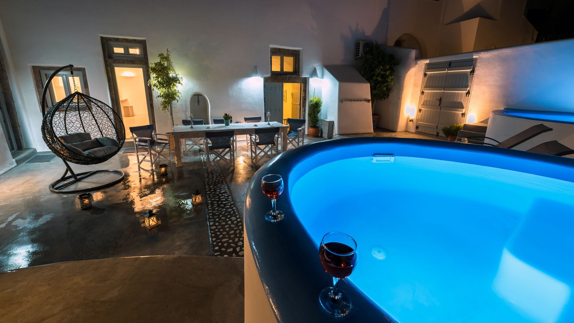 Nereids Villa Santorini Megalochori  Extérieur photo
